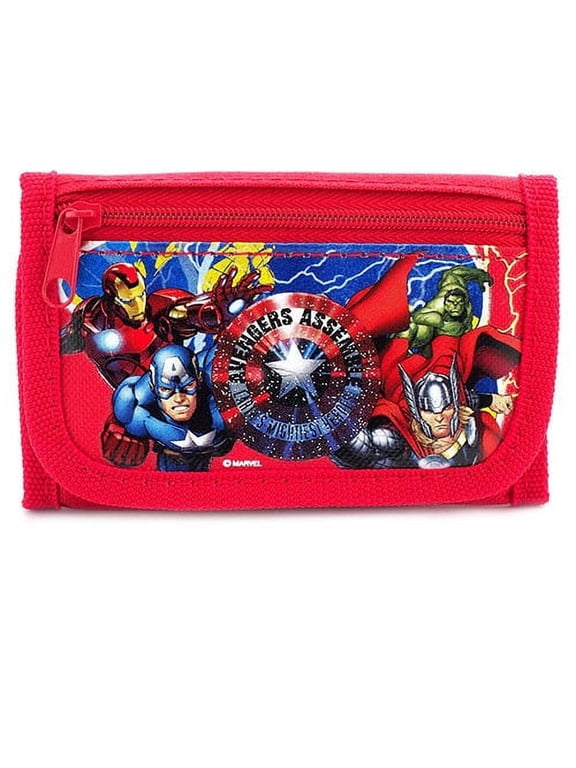 Avengers Red Trifold Wallet