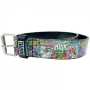 Avengers Retro Comic Collage Belt-Medium/Large