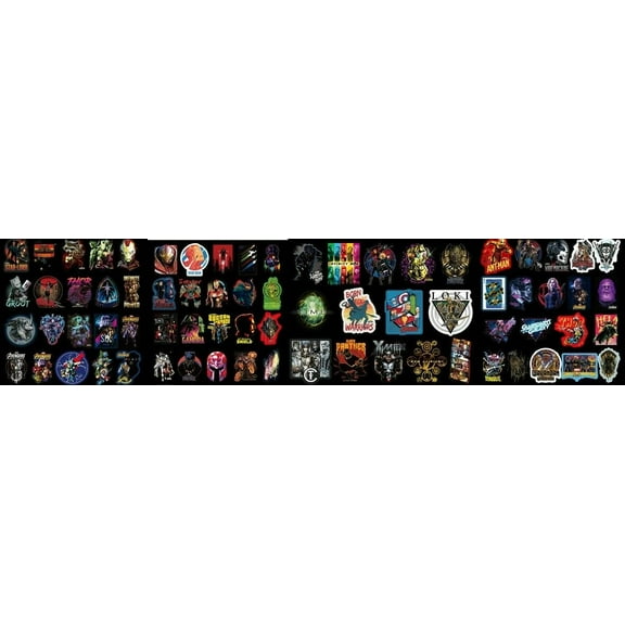 Avengers Set of 108 Assorted Stickers Decal Set