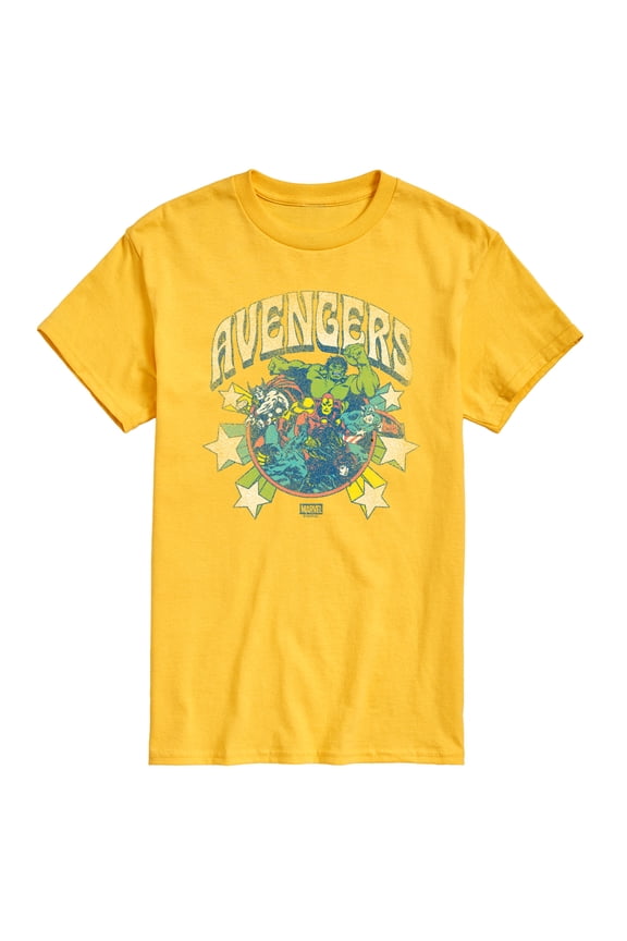Avengers - Stars Tonal Washed - Men's Short Sleeve Graphic T-Shirt