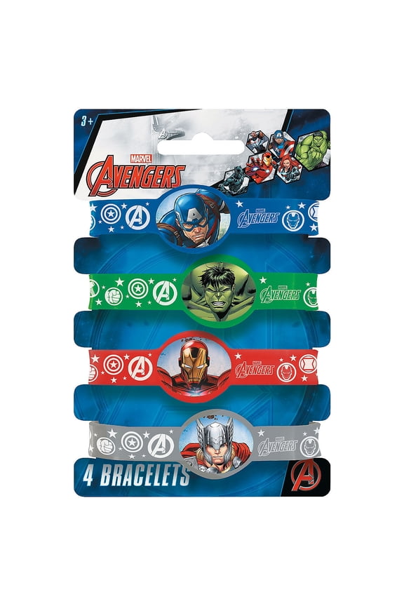 Avengers Stretchy Bracelets, 4Ct - Party Supplies - 4 Pieces