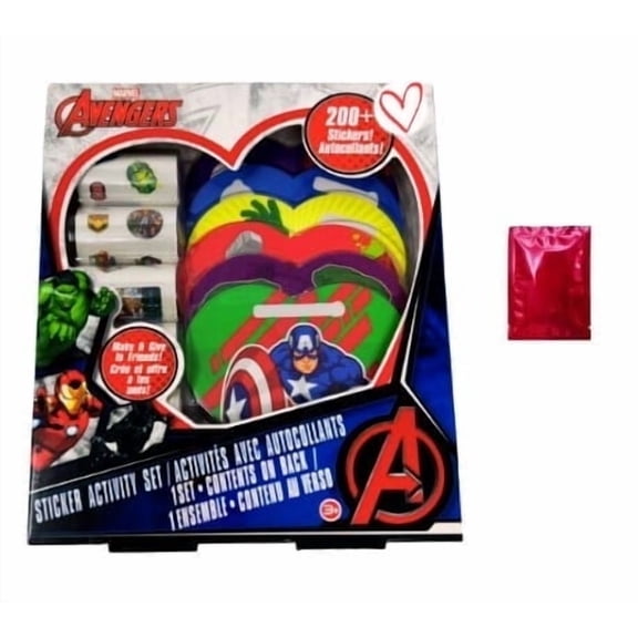 Avengers Superhero Sticker Activity Set  Over 200 Stickers, 24 Projects & 10 Sticker Sheets  Fun Activity Kit for Kids w/LaPrima Morceau Bonbon