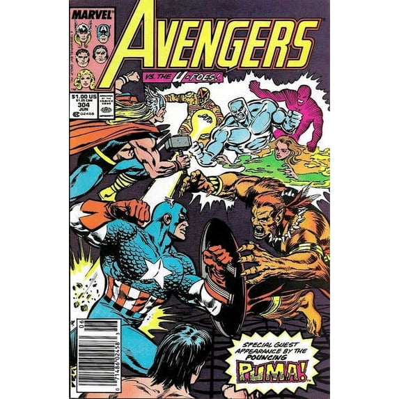 Avengers, The #304 (Newsstand) VF ; Marvel Comic Book