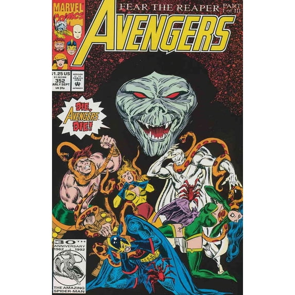 Avengers, The #352 VF ; Marvel Comic Book