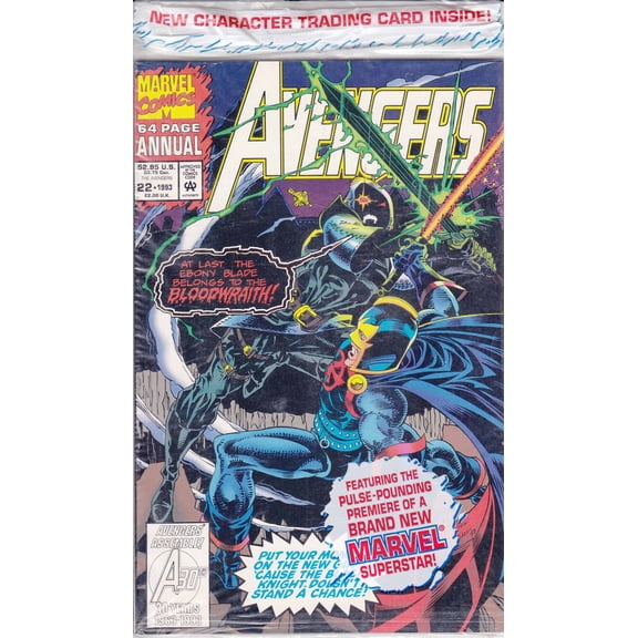 Avengers, The Annual #22 (with card) VF ; Marvel Comic Book