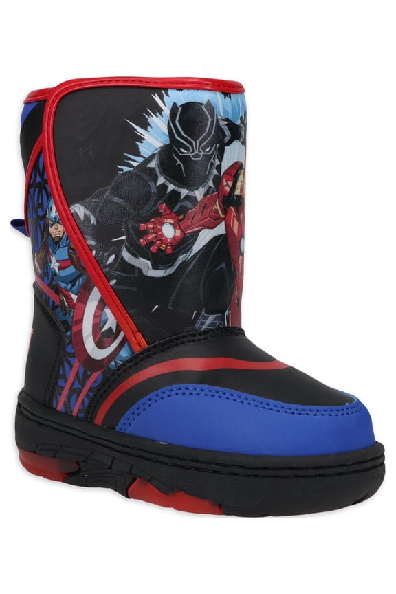 Avengers Toddler Boys Light-Up Snow Boot, Sizes 7-12