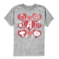 thumbnail image 1 of Avengers - Valentine's Day Icons - Youth Boys Short Sleeve Graphic T-Shirt, 1 of 4