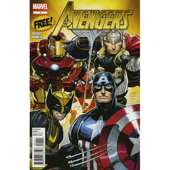 Avengers (Vol. 4) #1 (3rd) VF ; Marvel Comic Book
