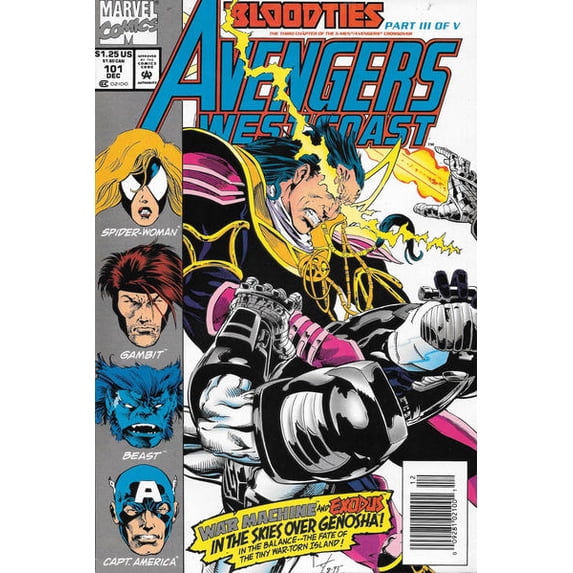 Avengers West Coast #101 (Newsstand) VF ; Marvel Comic Book
