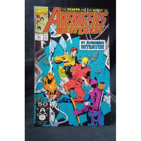 Pre-Owned Avengers West Coast #67 1991 Marvel Comics Comic Book