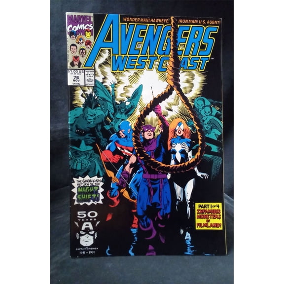 Pre-Owned Avengers West Coast #76 1991 Marvel Comics Comic Book