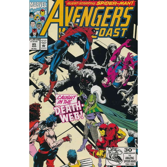 Avengers West Coast #85 VF ; Marvel Comic Book