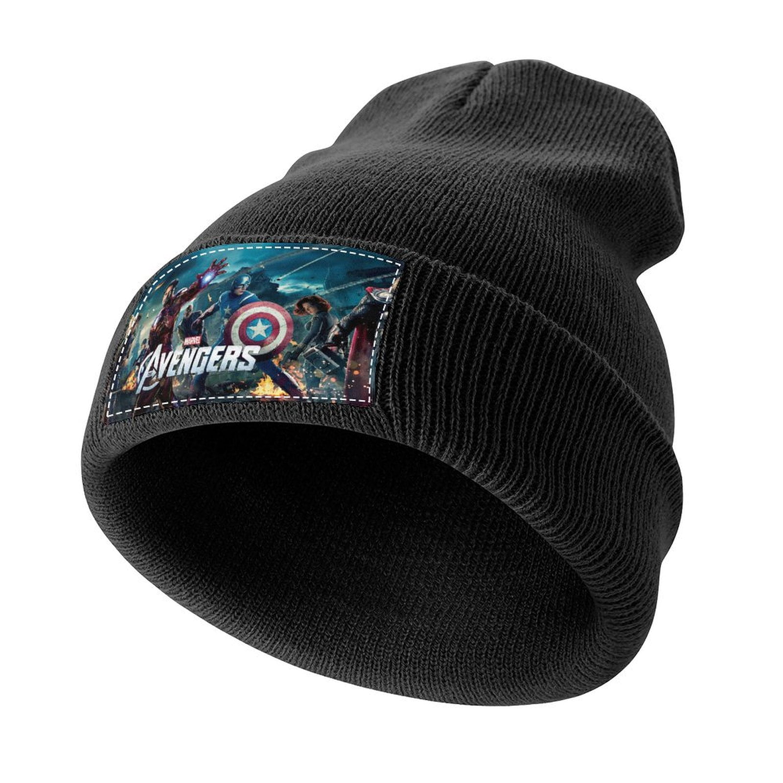 African Women Beanie Hat – Black Knit Cap For Women, Double-Layer Warmth, Outdoor & Casual