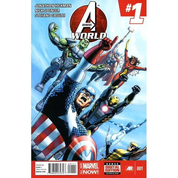 Avengers World #1 VF ; Marvel Comic Book