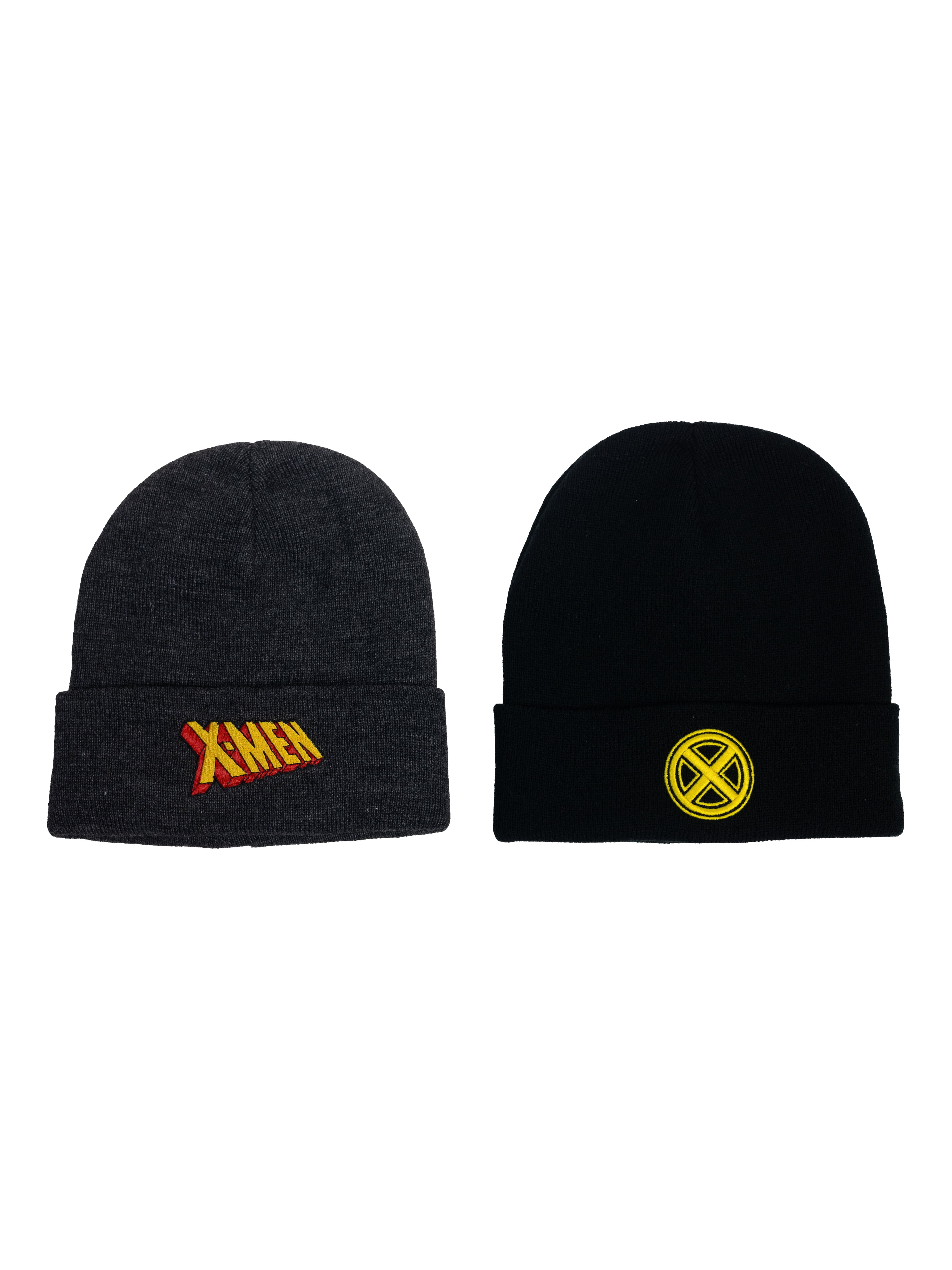 Avengers XMen Licensed Beanie Style Hats, 2-Pack, One Size
