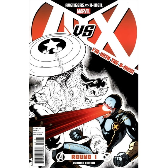 Avengers vs. X-Men #1E VF ; Marvel Comic Book