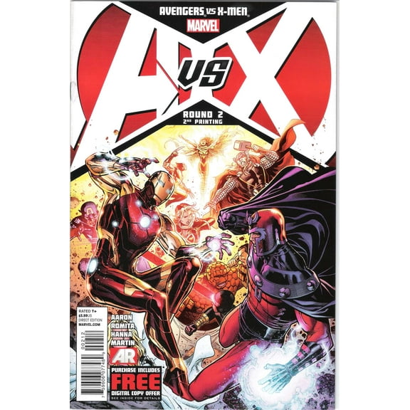 Avengers vs. X-Men #2 (2nd) VF ; Marvel Comic Book