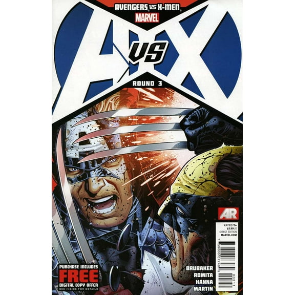 Avengers vs. X-Men #3 VF ; Marvel Comic Book