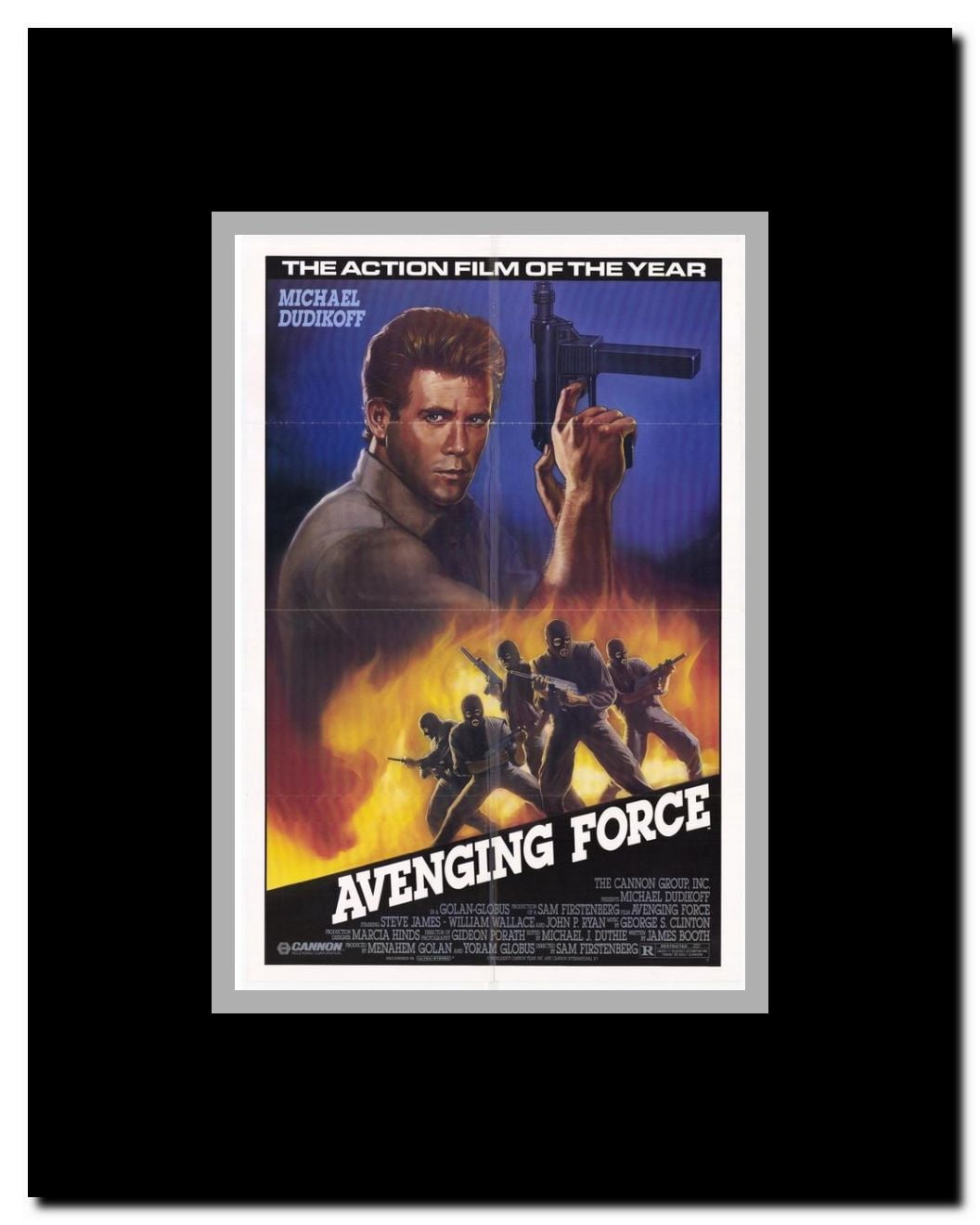 Avenging Force Framed Movie Poster