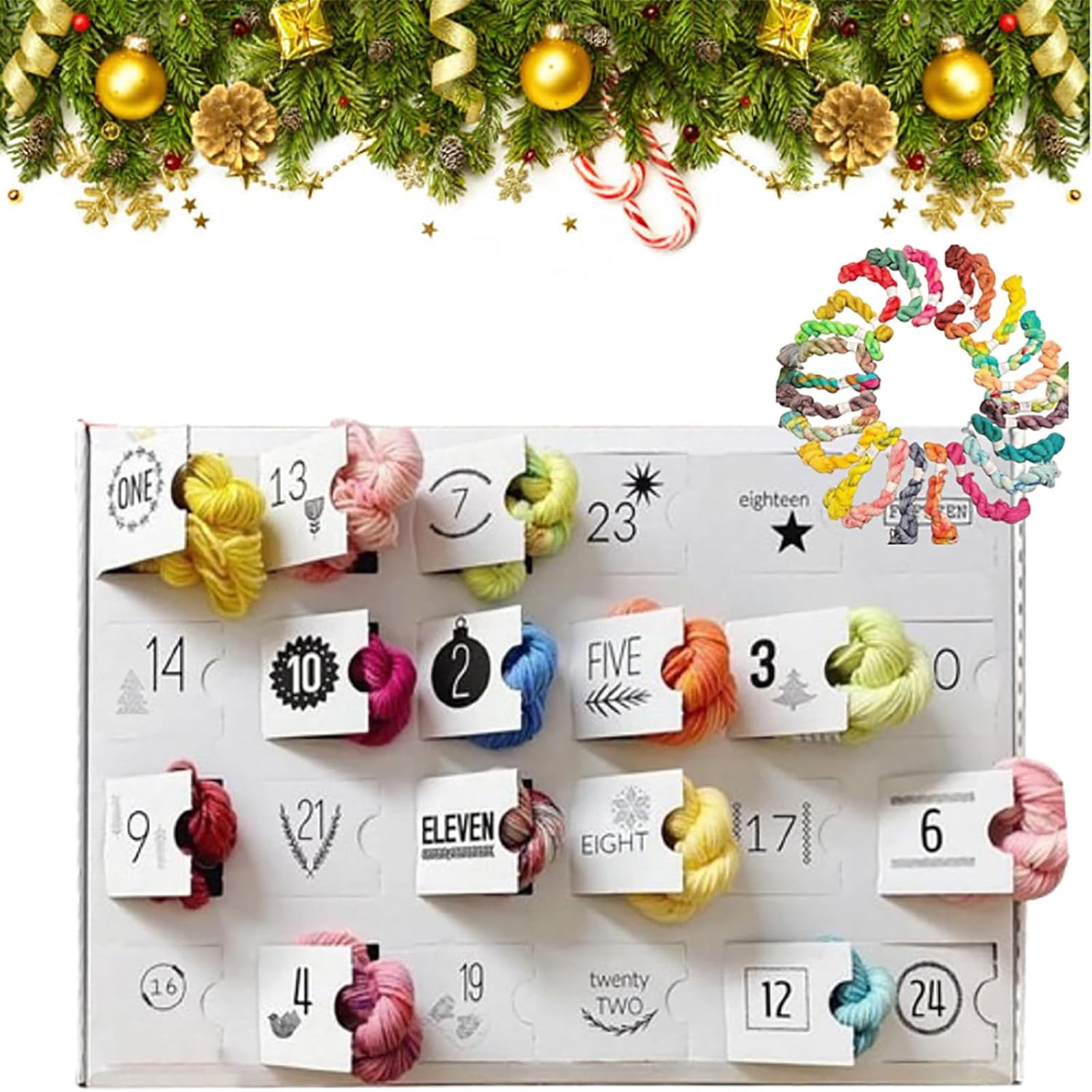 Avenidtich Crochet Advent Calendar 2024, Yarn Advent Calendar 2024