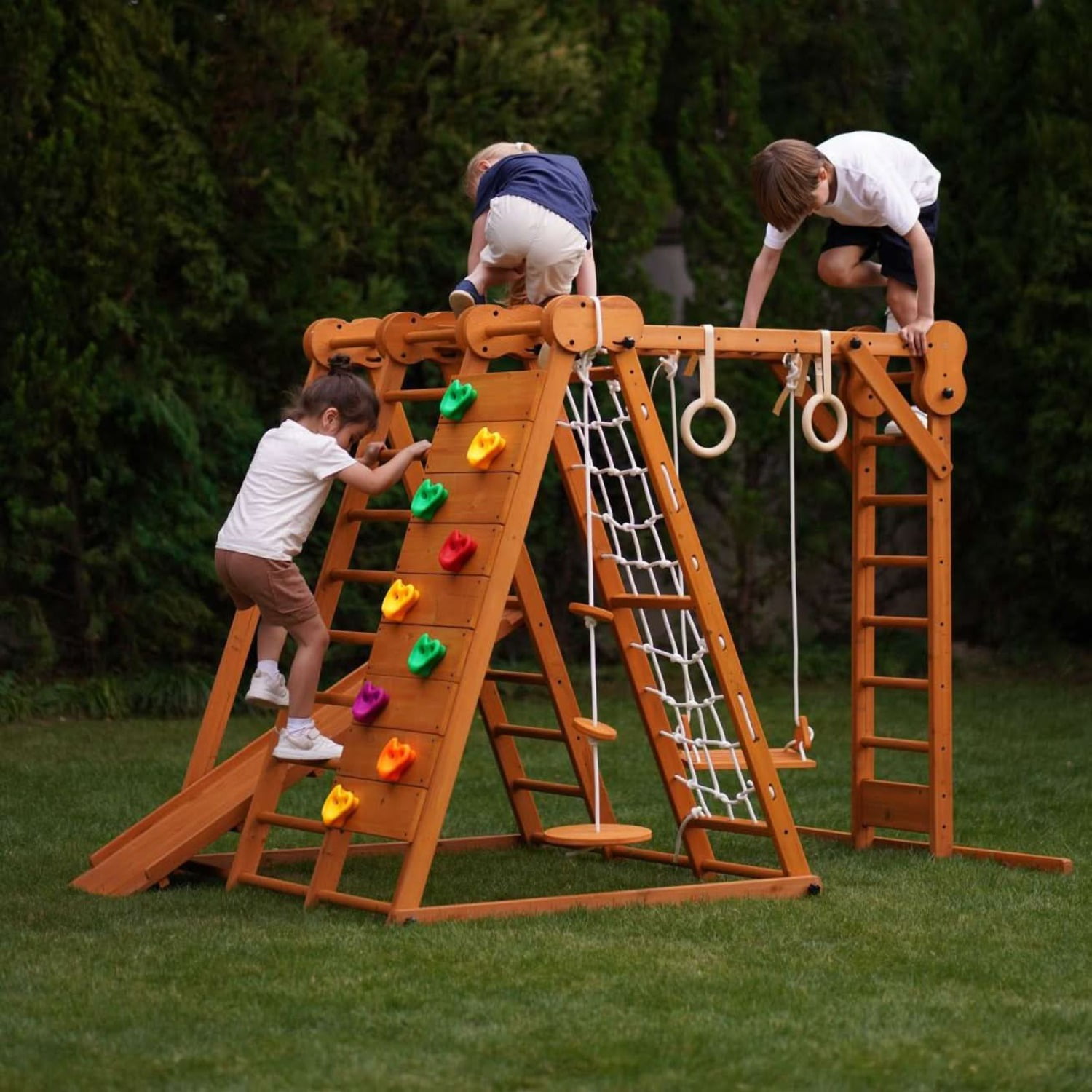 Free Shipping! Avenlur 7-in-1 Toddler's Indoor/Outdoor Jungle Gym