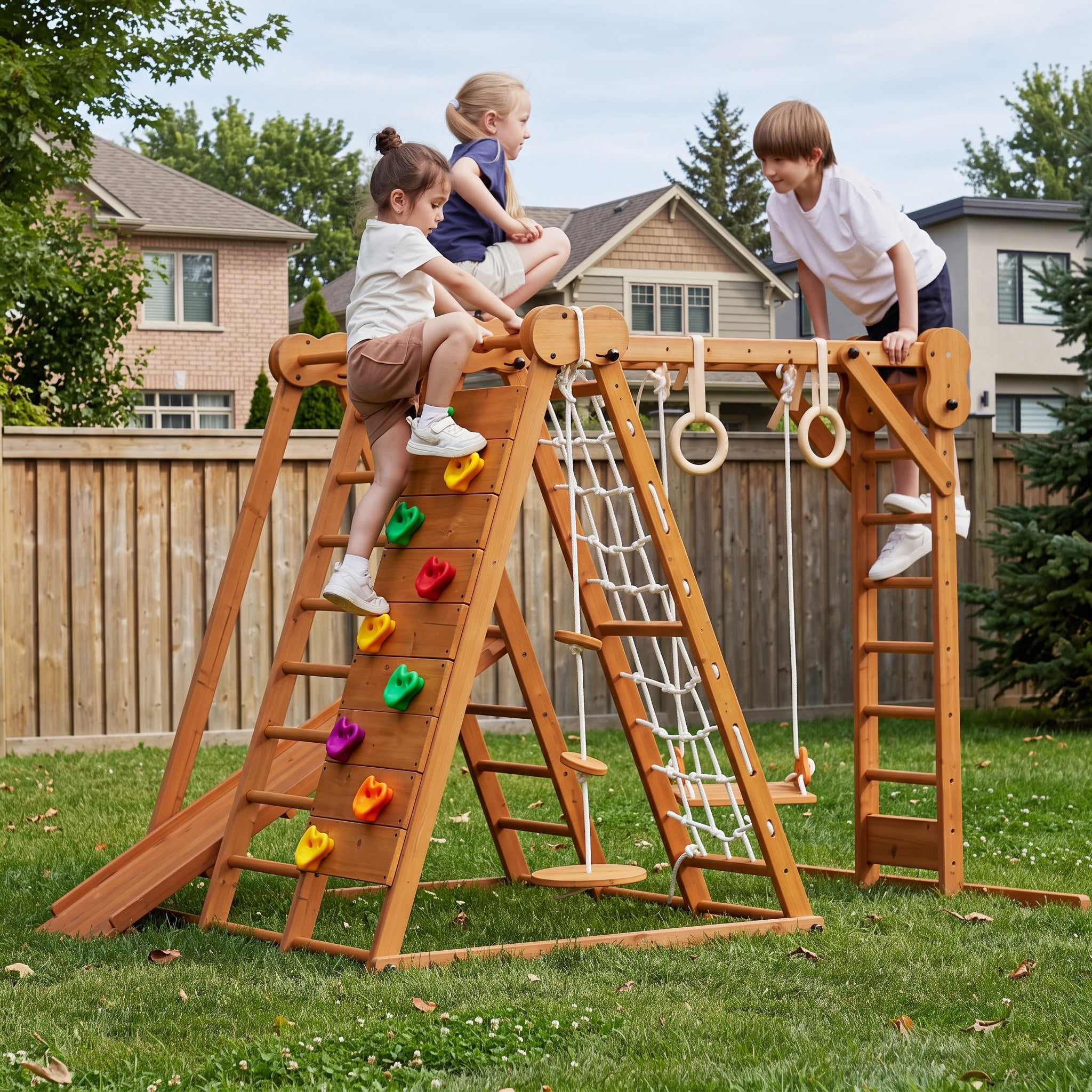 Free Shipping! Avenlur 7-in-1 Toddler's Indoor/Outdoor Jungle Gym