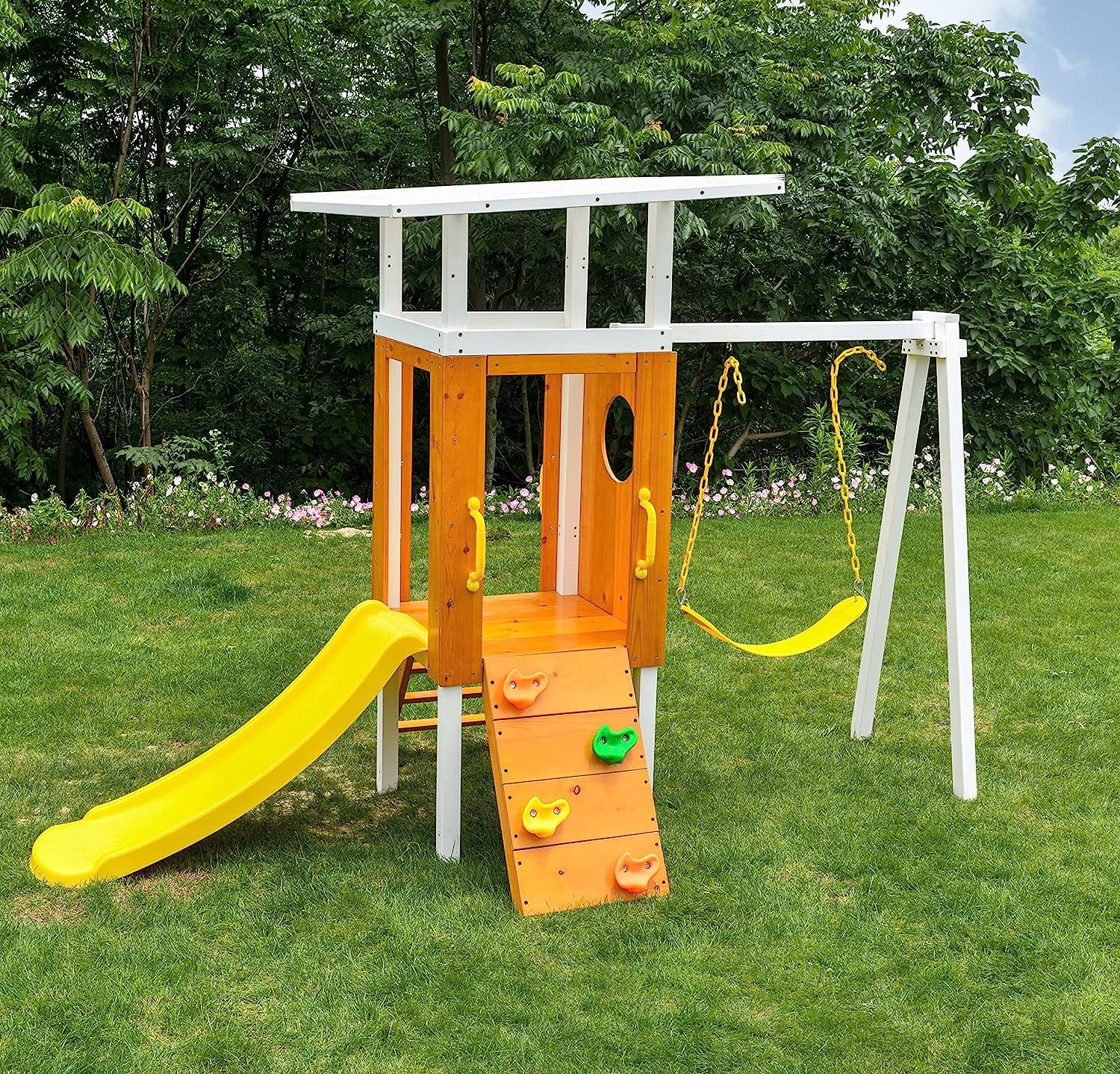 Avenlur Forest Modern Toddler Swing Set -  Endless Fun for Ages 18 Months to 5 Years