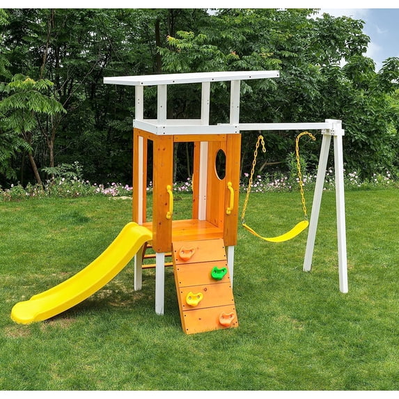 Avenlur Forest Modern Toddler Swing Set - Endless Fun for Ages 18 Months to 5 Years