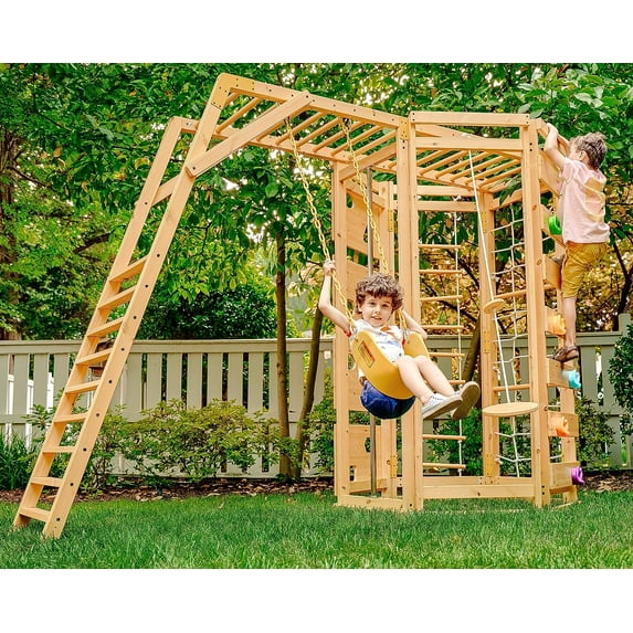 Avenlur Hawthorn 9-in-1 Outdoor Activity Center Playground Playset