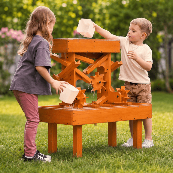 Avenlur Water Table and Sand Table for Outdoor and Indoor Use - Weather-Proof Sensory Play - Durable Material - Multi-Functional Design - Age-Appropriate - Perfect for Toddlers 1-3 & 3-5yrs