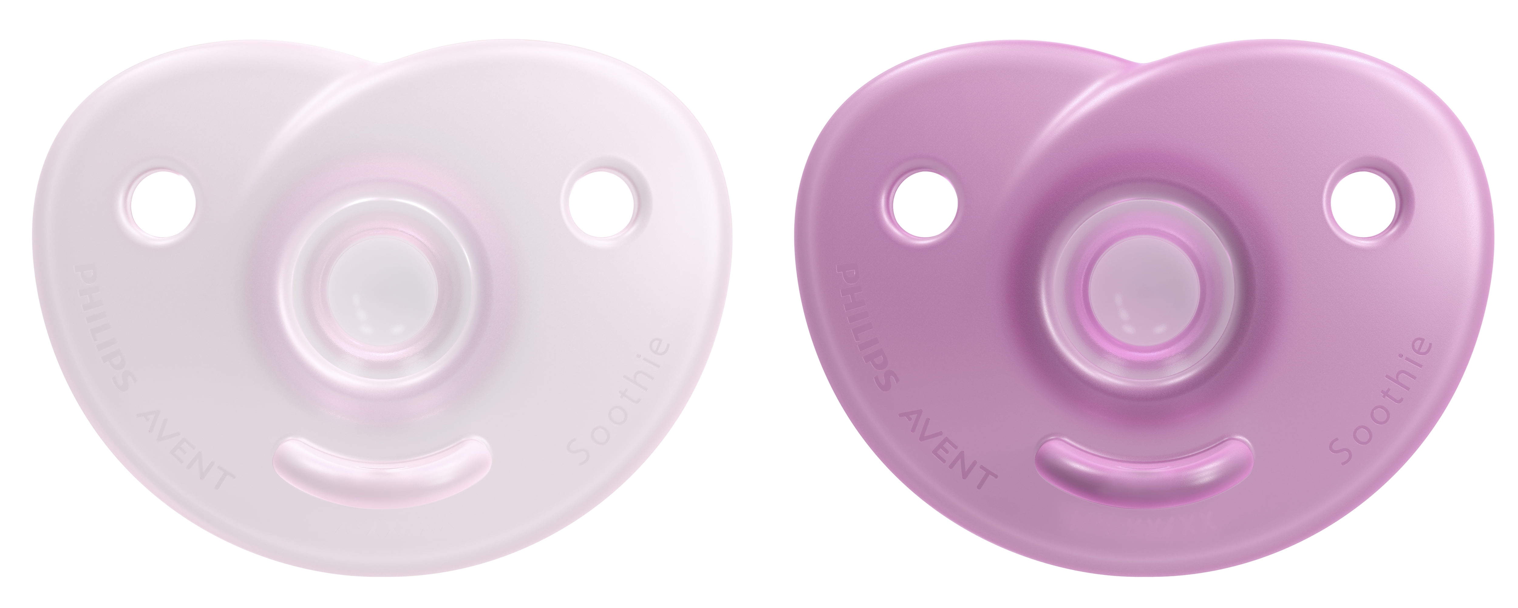 Avent 2-Pack Soothie Shapes Pacififers - Purple, 0-3 Months