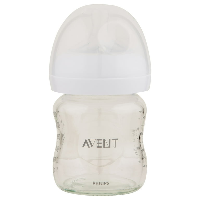 Philips Avent Natural Baby Bottle With Natural Response Nipple, 4 Oz.  (4-Count)