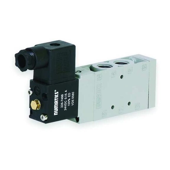 Aventics Solenoid Air Con Valve,Four-Way,150 psi L12BA452B060T61