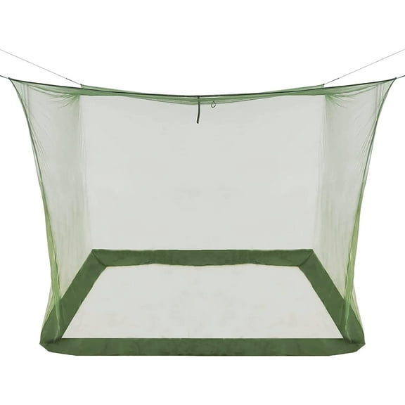 Aventik EDSRDLUZ Premium Rectangular Camping Mosquito Net, Good for Sleep& Easy to Carry&Easy Installation Four Corners Six Suspension Points, for Double Bed, Cribs, Hammocks or Camping Use