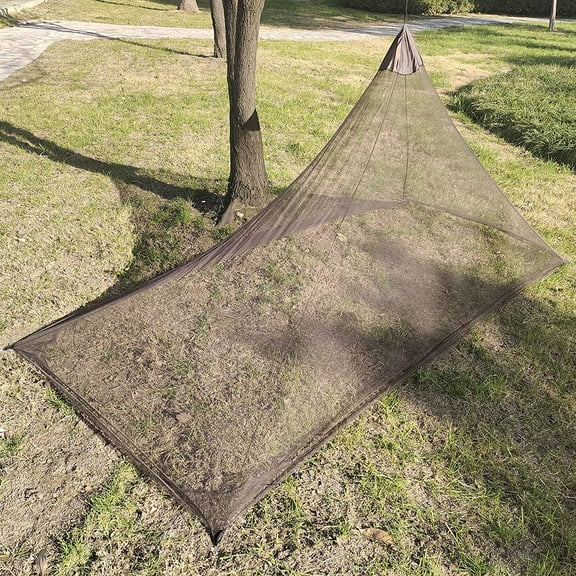 Aventik Triangular Outdoor Camping Mosquito Net for Camping Bed Compact, Bug Net with Carry Bag