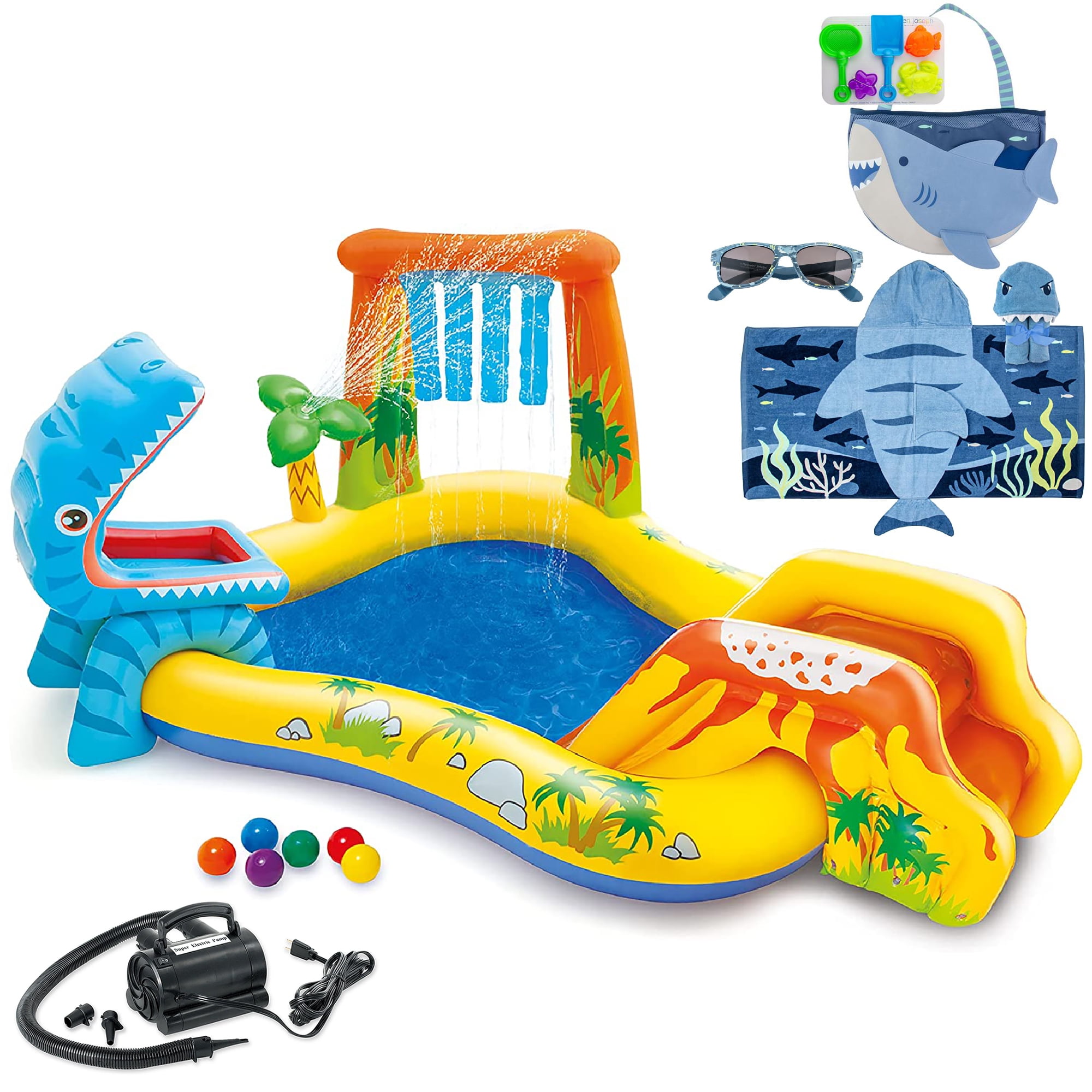 Aventis Kids Adorable 3+ Years Swimming Pool, 10ga Vinyl Multi-color, 46" x 23.5", 178 lbs