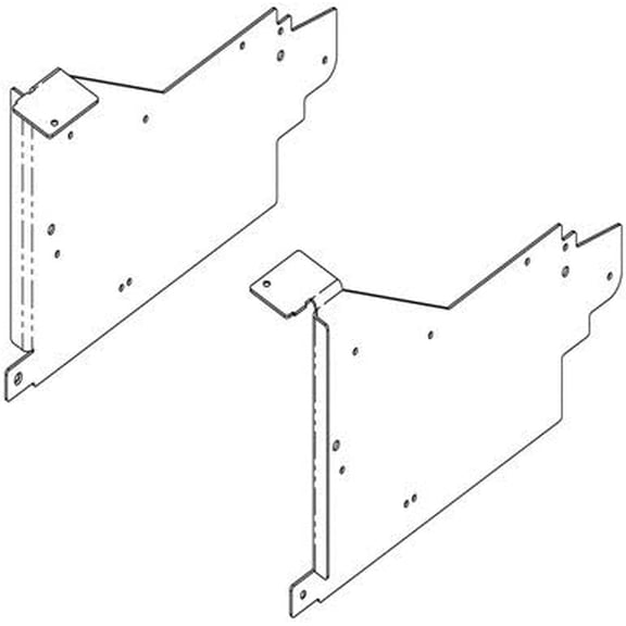 Aventos Hl Appliance Garage Bracket, For Face Frame Corner Cabinet, Set, Steel V