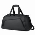 thumbnail image 1 of 40L 3-in-1 Travel Duffle Backpack with Shoe Compartment, Wet Pocket and Insulated Pocket, Black, 1 of 9