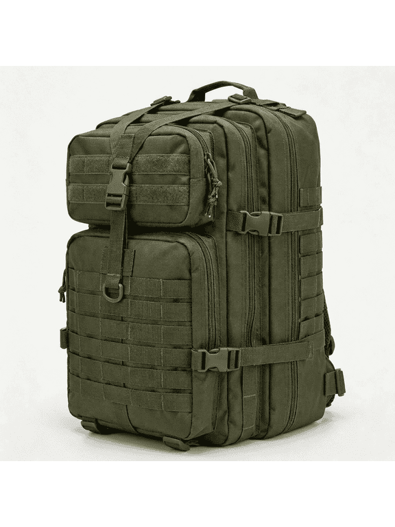 45L Water-Resistant Travel Backpack with 17-Inch Laptop Compartment for School, Work, Gym, and Daily Use, Green
