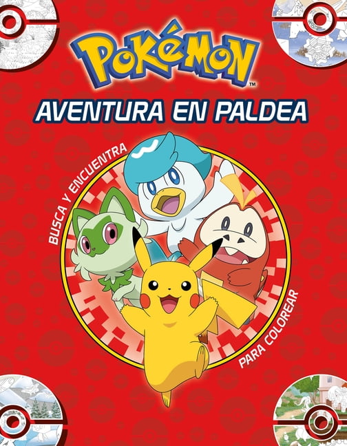 Aventura En Paldea: Busca Y Encuentra Para Colorear En Maxiformato / Adventure in Paldea: Search and Find to Color Maxi , (Paperback)
