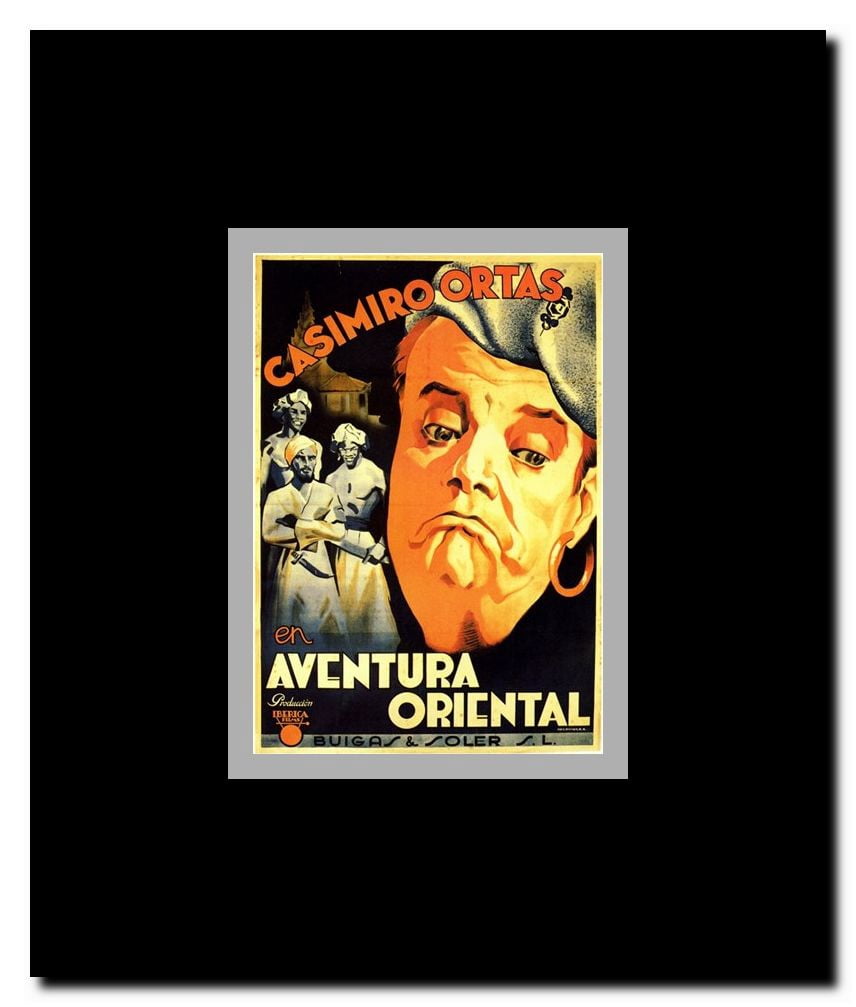 Aventura Oriental Framed Movie Poster