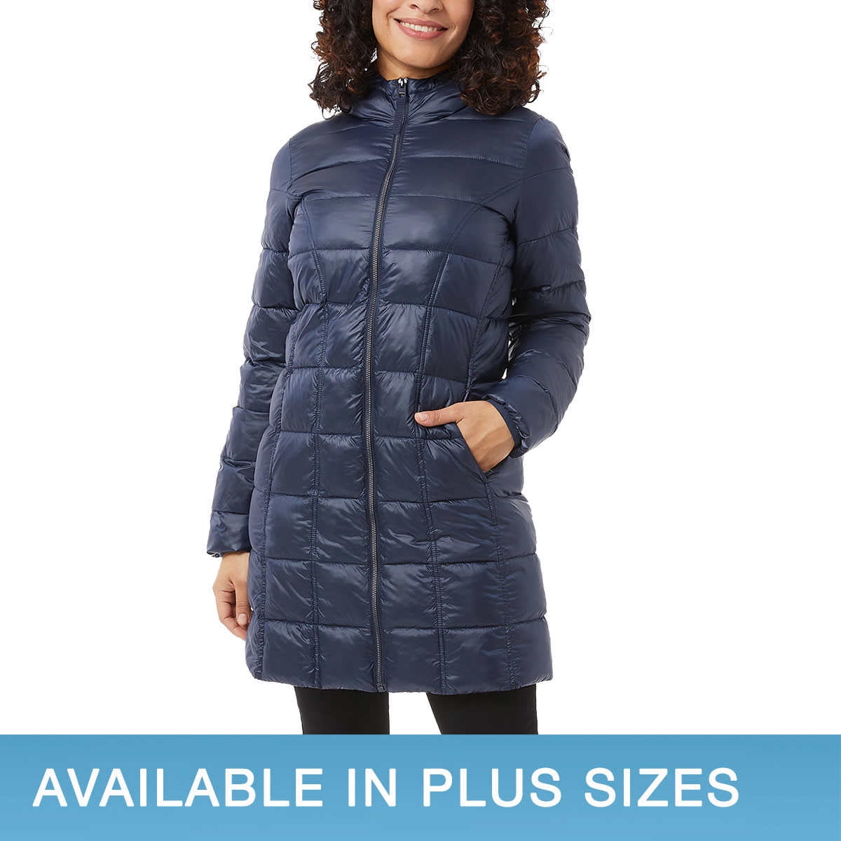 Aventure Women's Puffer Jacket (Navy Night, XS)