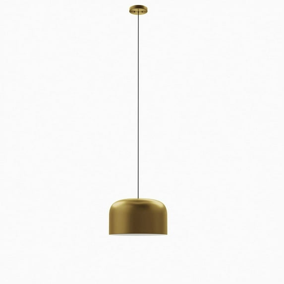 Modway Avenue 1-Light Pendant Light in Satin Brass