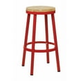 thumbnail image 1 of Avenue 6 Office Star BRW3230-9 Bristow 30 in. Metal Backless Barstool, Red Finish Frame, 1 of 1