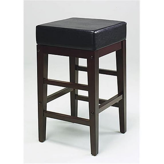 Avenue 6 Office Star ES25VS3 25 in. Square Stool - Black