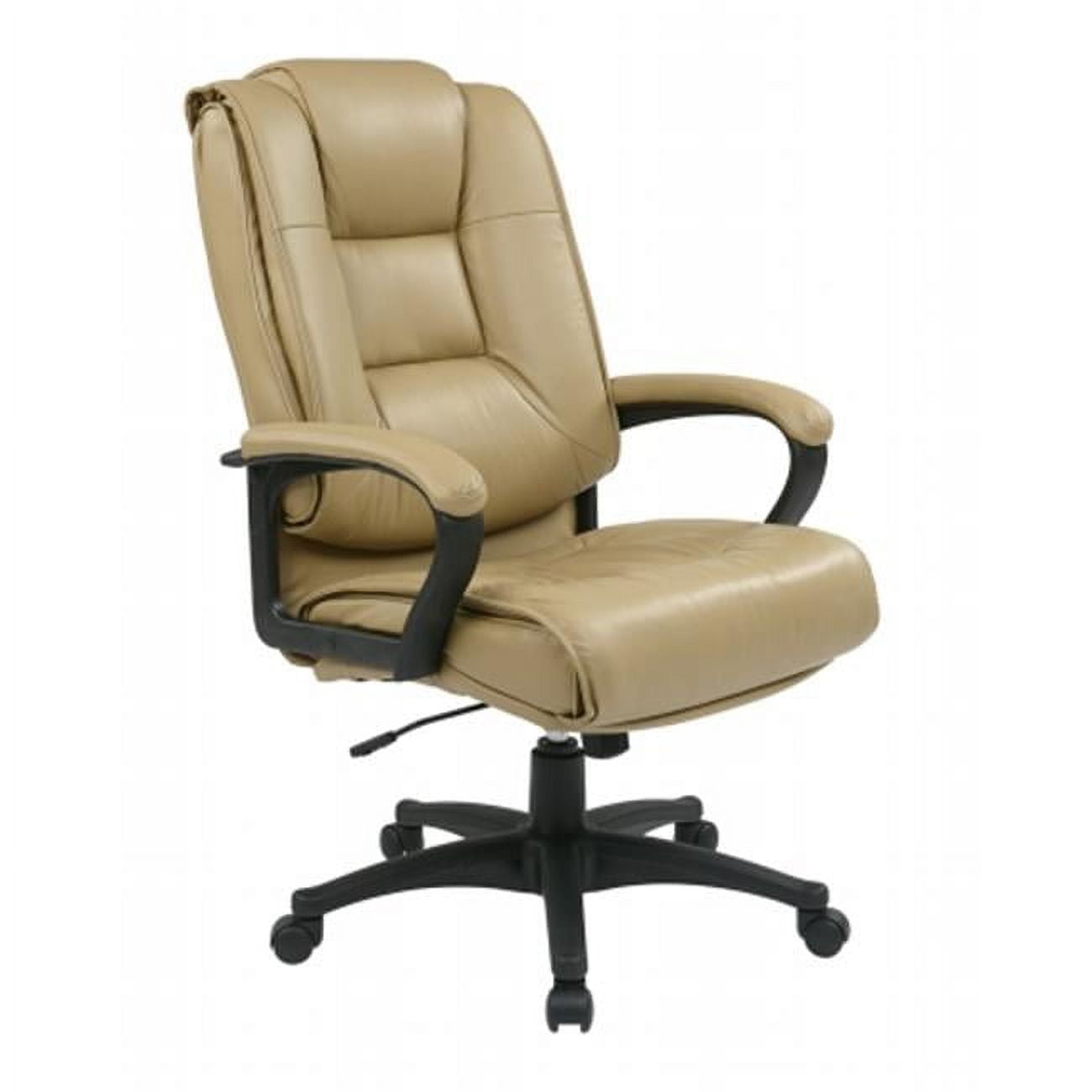 OFFICE STAR, Adj Arm, Burgundy, Desk Chair - 15Z324