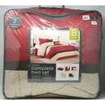 thumbnail image 1 of Avenue 8 Chester 8 Piece Bedroom Comforter Set, Solid Pattern, Size: Queen, Red/Beige/Brown, 1 of 3