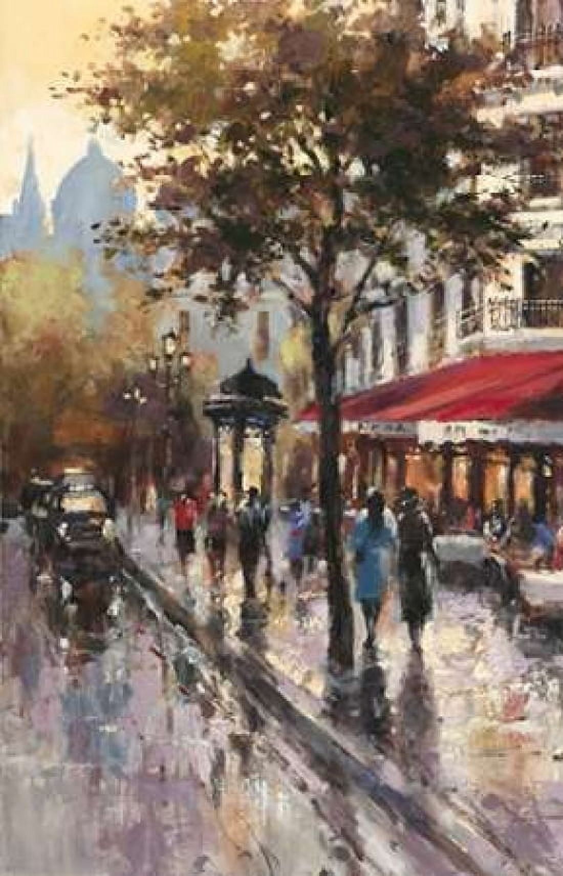 Avenue Des Champs-Elysees 1 Canvas Art - Brent Heighton (24 x 36)