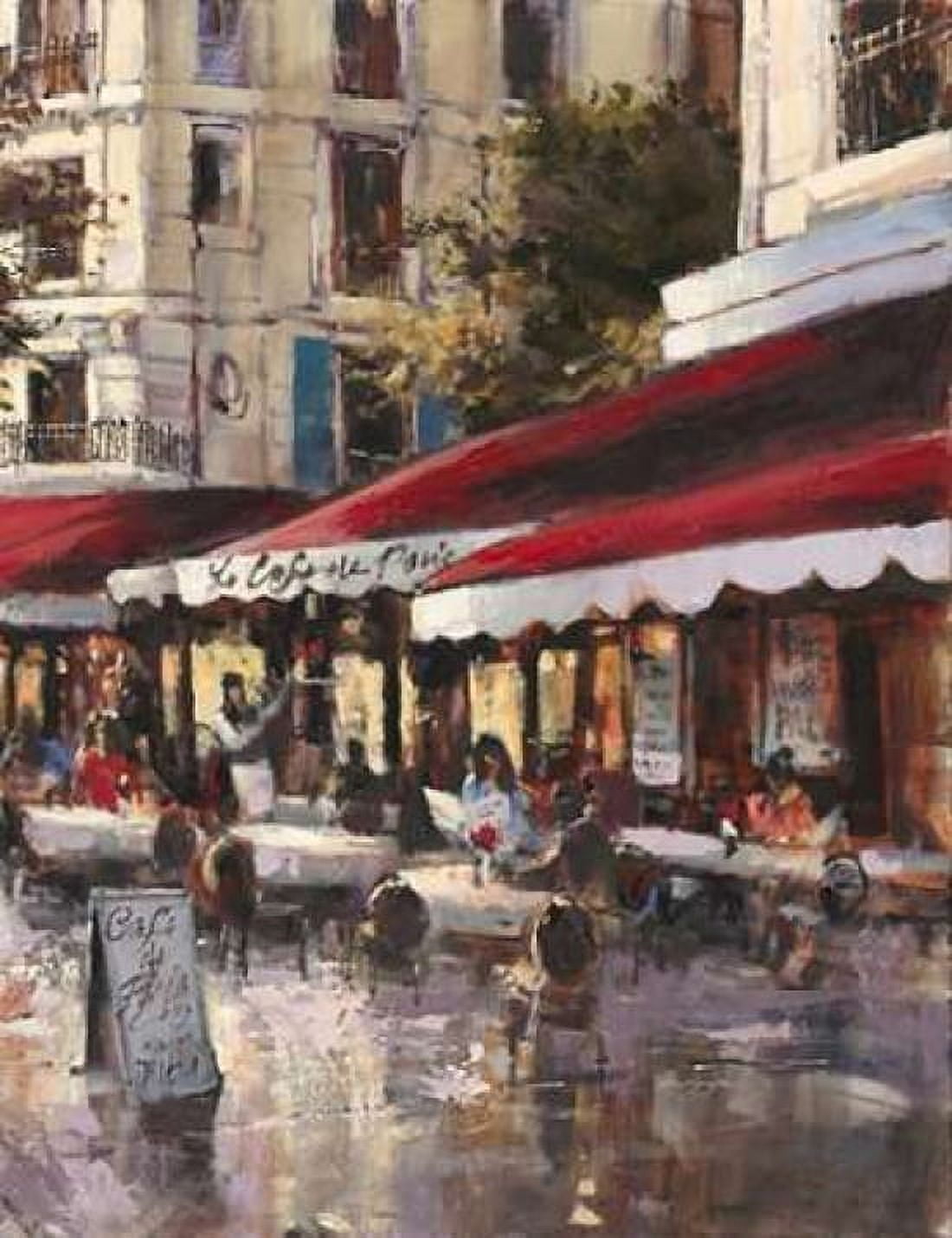 Avenue Des Champs-Elysees 2 Canvas Art - Brent Heighton (18 x 24)