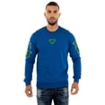 thumbnail image 1 of Avenue George V Paris Men's GV Signature Chenille Crewneck Sweatshirt (Small, Blue), 1 of 4